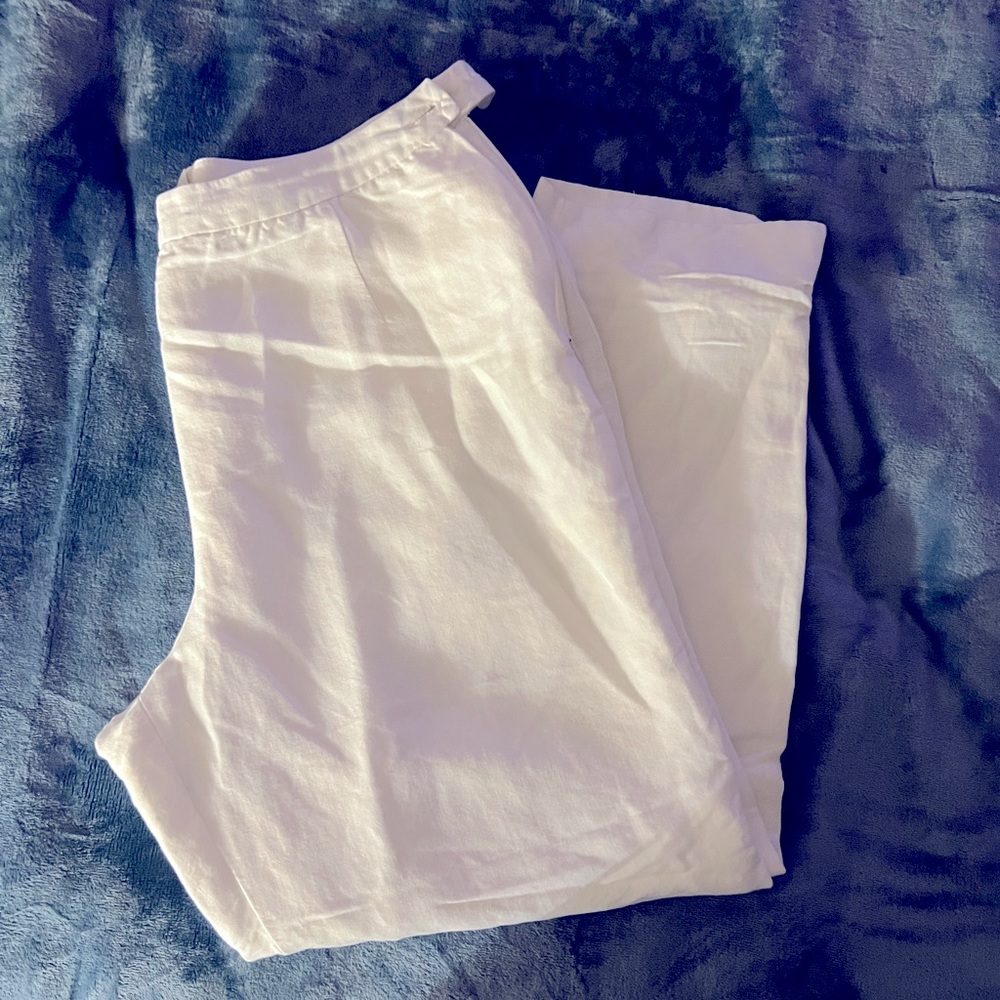 PETITE SOPHISTICATE LINEN PANTS